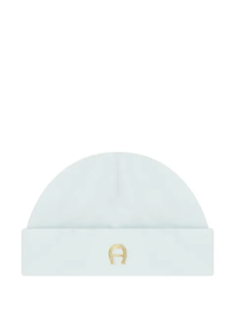 Aigner Kids gorro con logo bordado