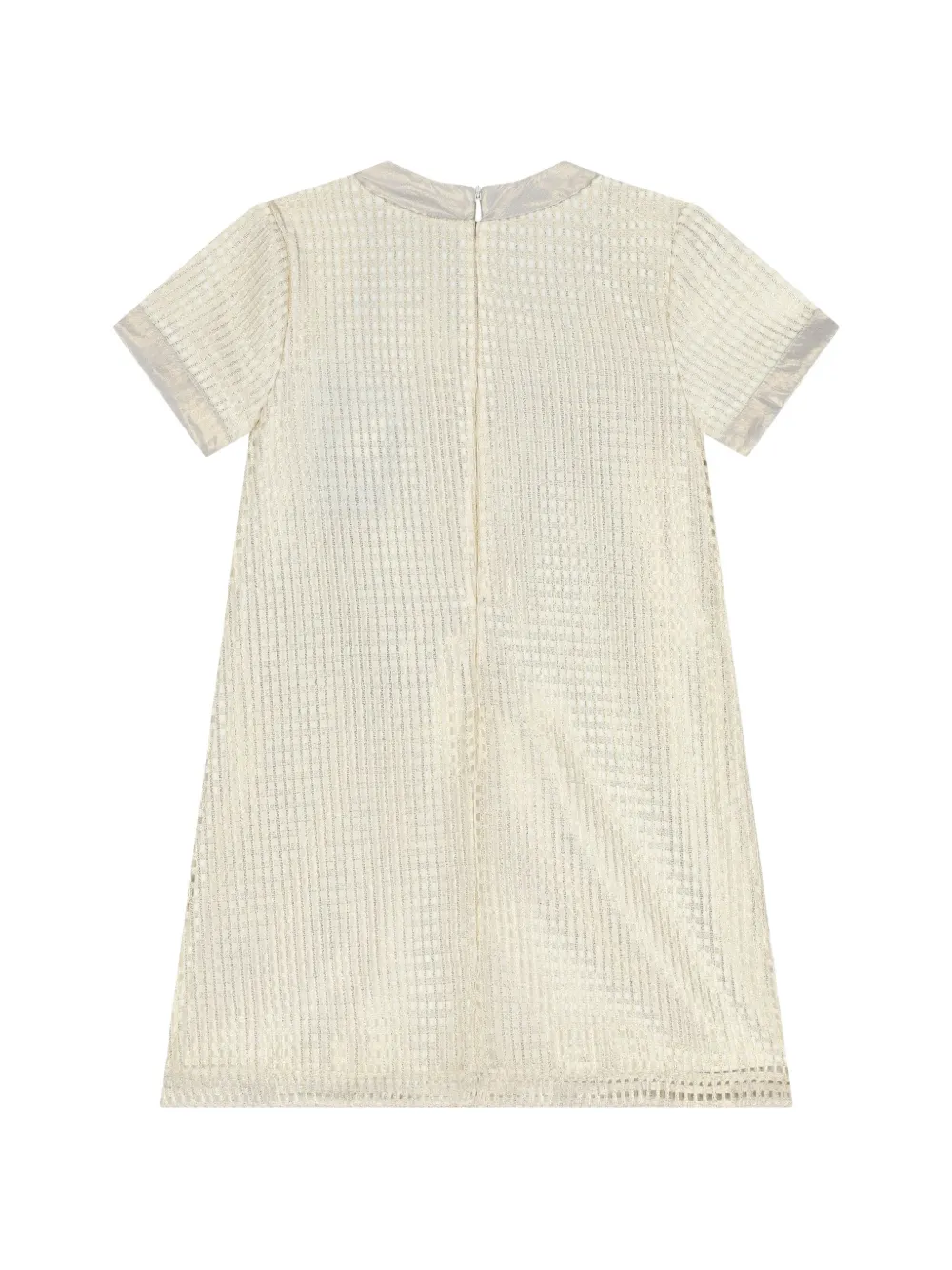 Aigner Kids Jurk met wafeltextuur Beige