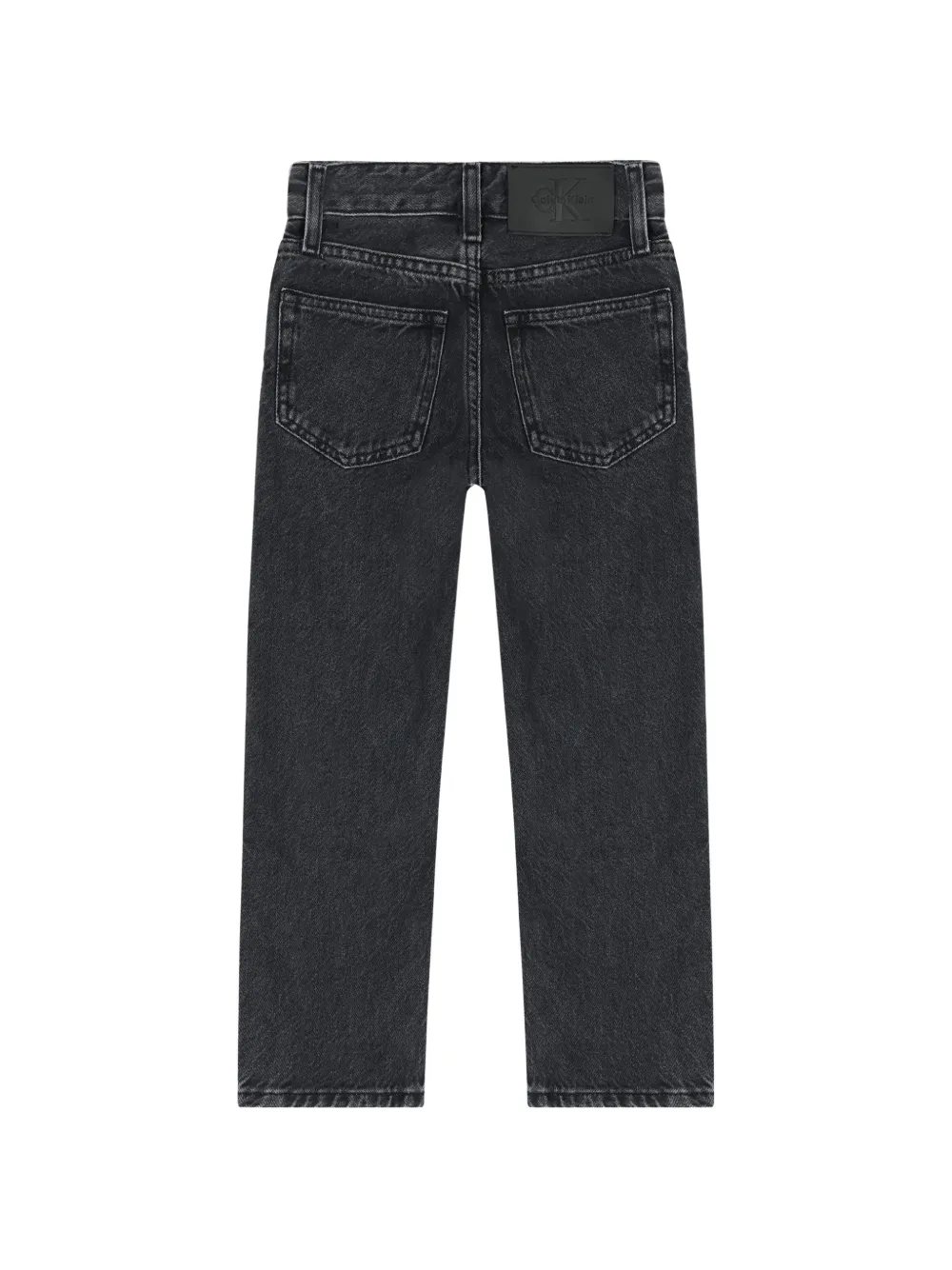 Calvin Klein Kids Jeans met logopatch Zwart