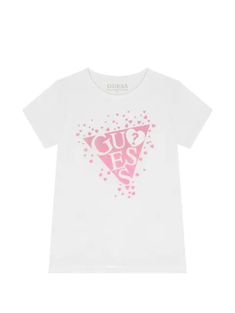 guess kids playera con motivo de corazón