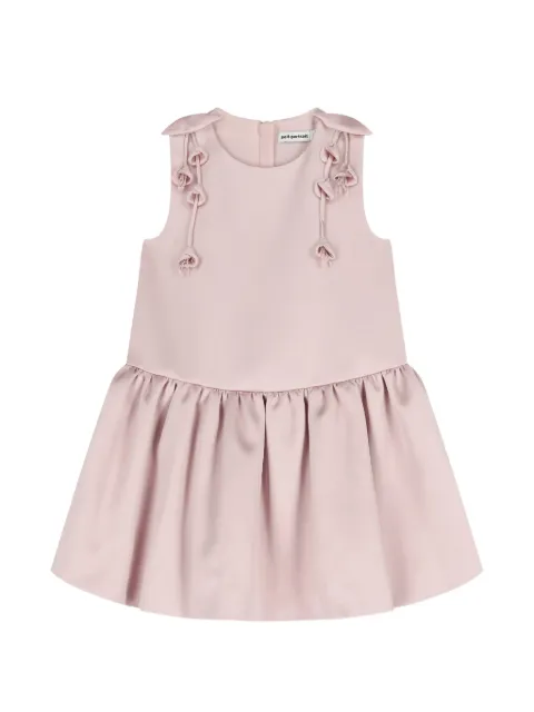 Self-Portrait Kids vestido sin mangas con motivo floral