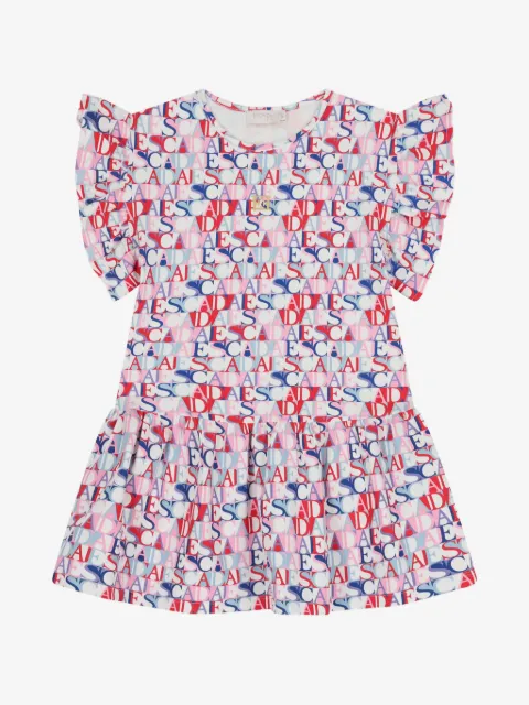 Escada Kids robe imprimée à volants