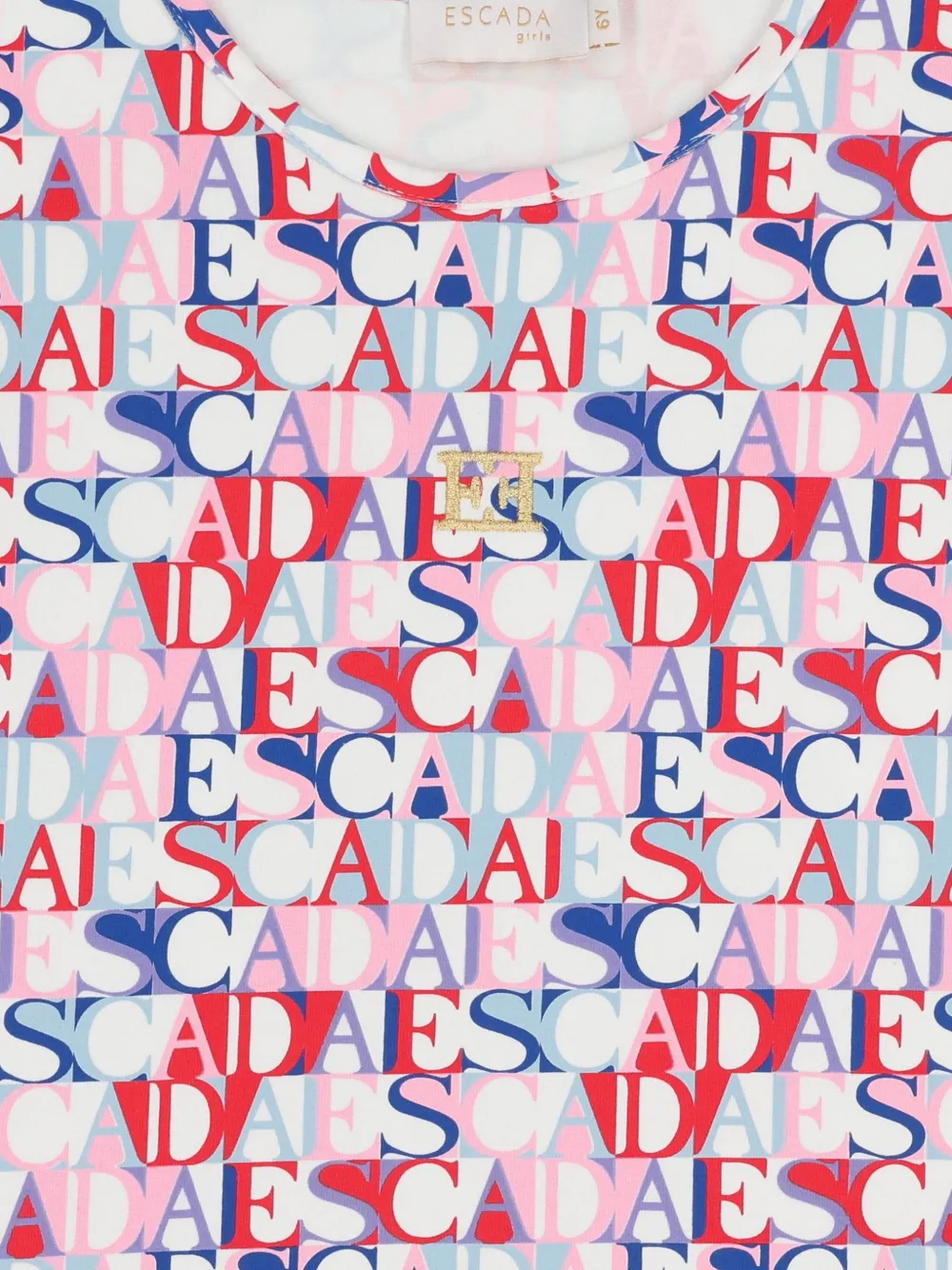 Escada Kids Jurk met ruches Roze