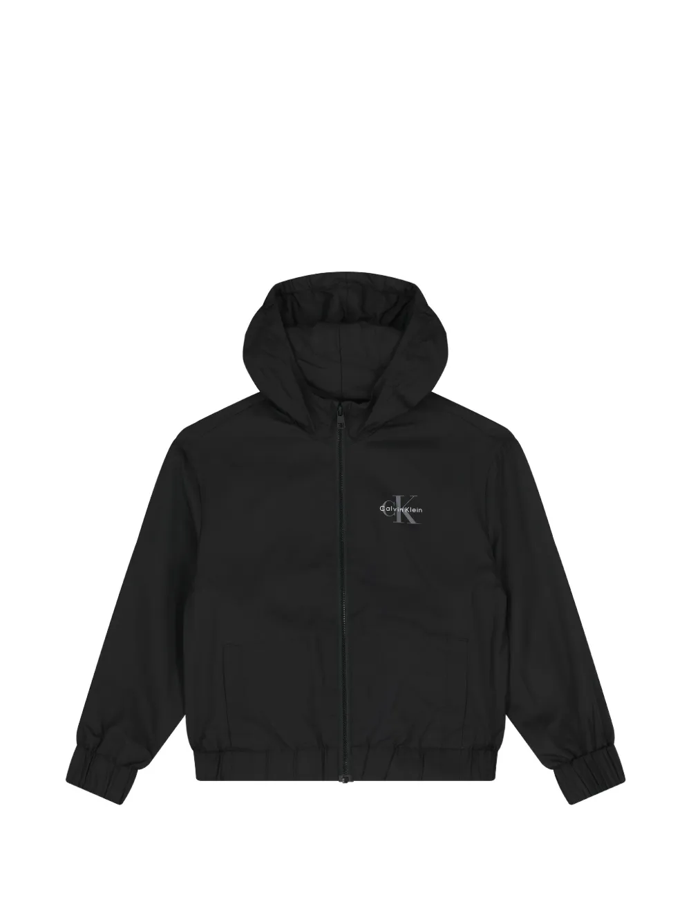 Calvin Klein Kids hooded zip jacket - Nero