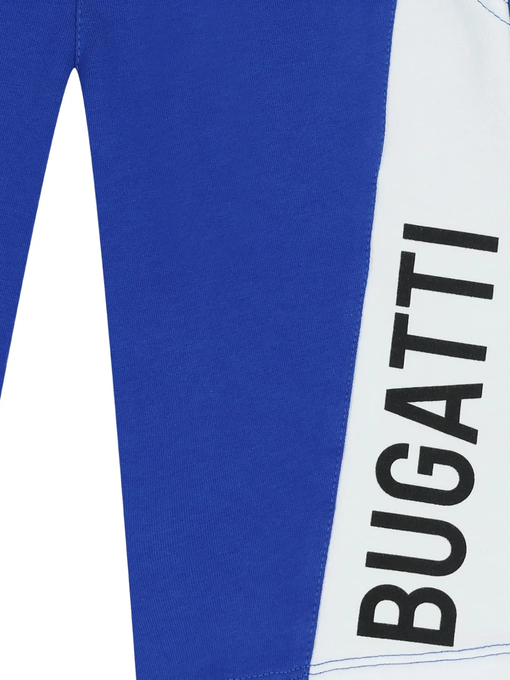 Bugatti Kids Shorts met trekkoord en vlak Blauw