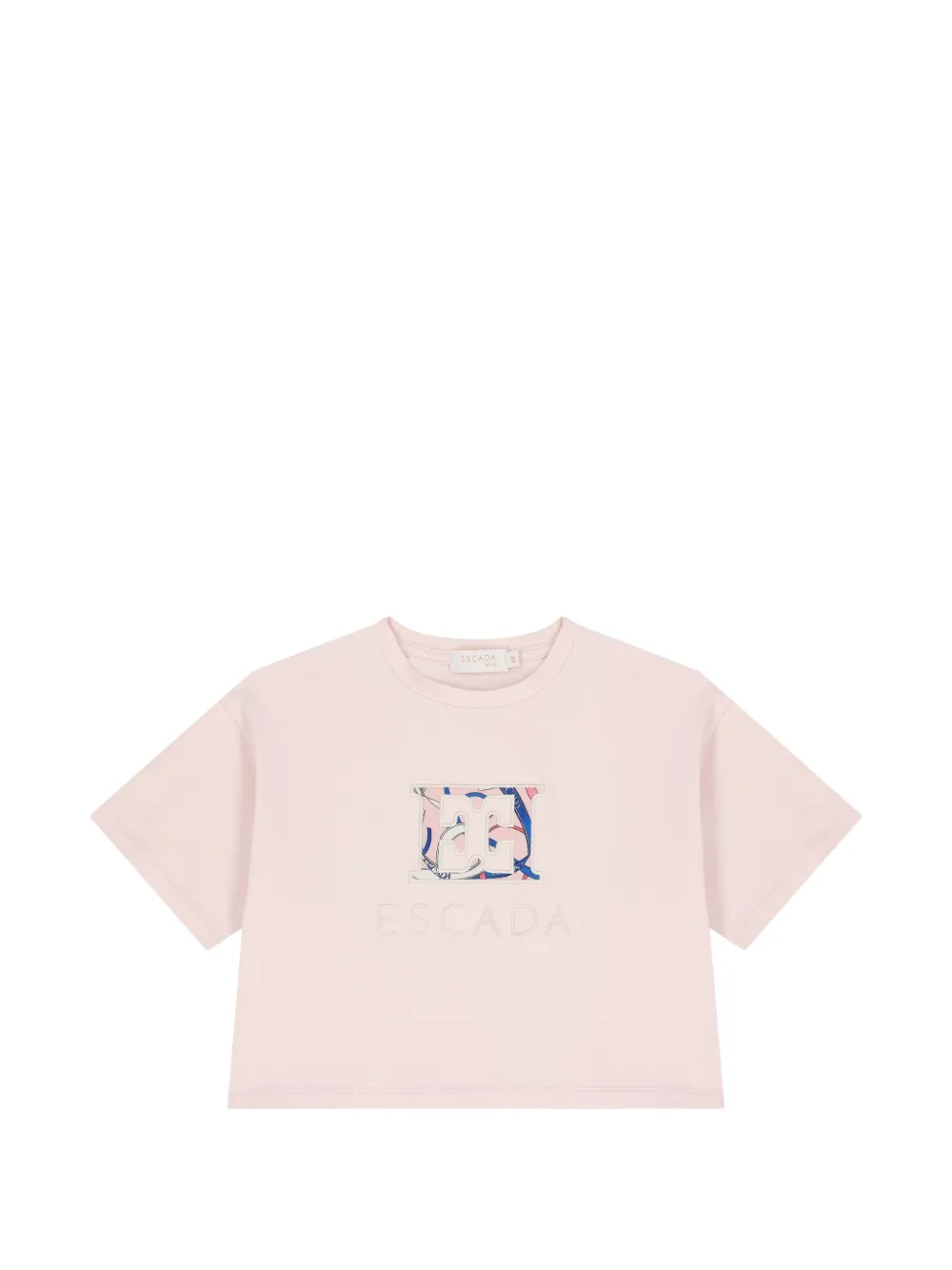 Escada Kids T-shirt con logo - Rosa