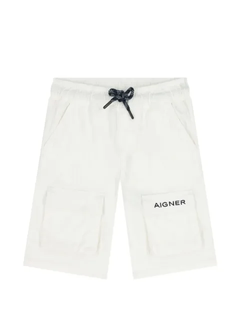 Aigner Kids shorts con bolsillo de parche