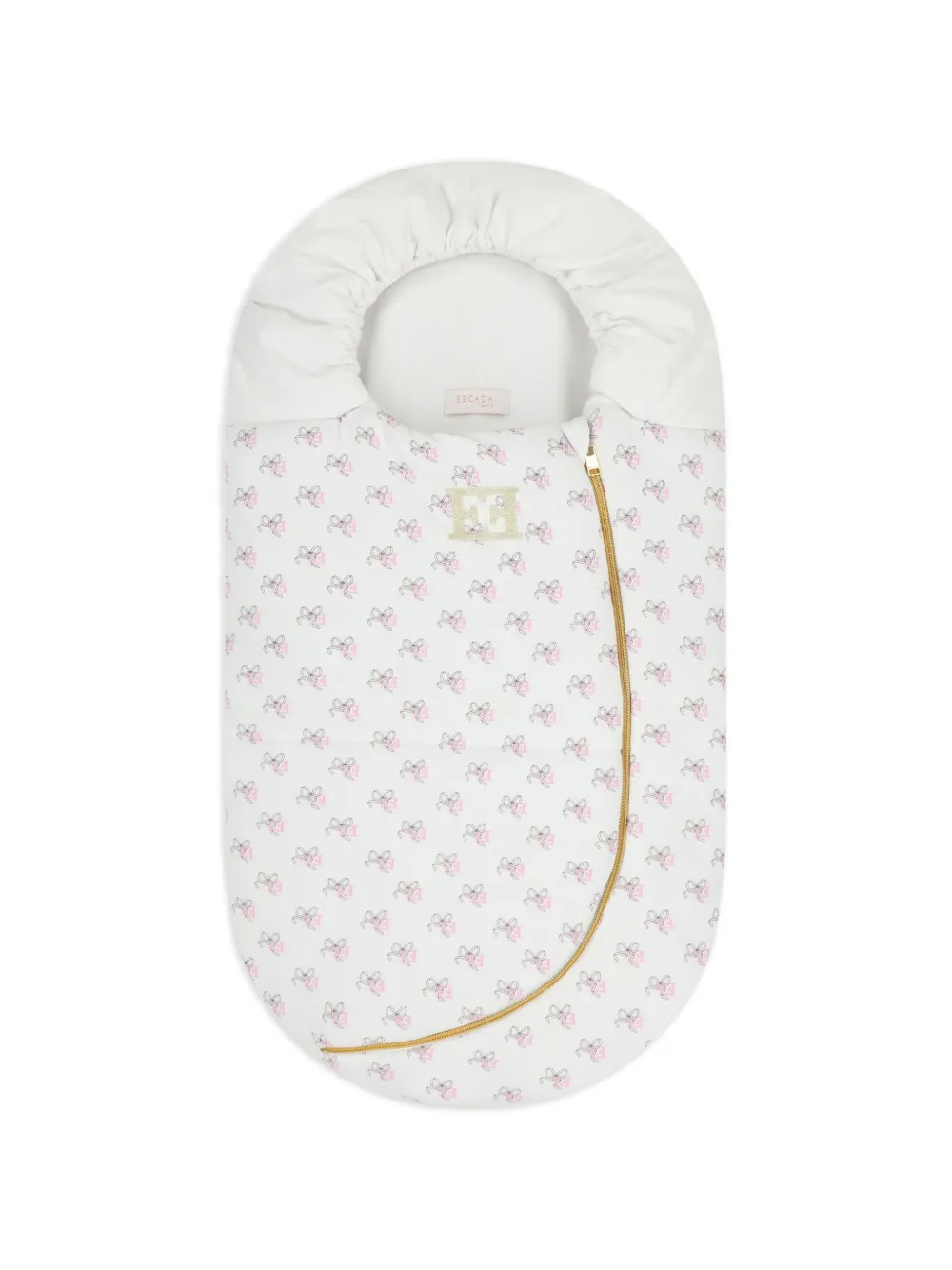 Escada Kids Sacco nanna a fiori - Bianco