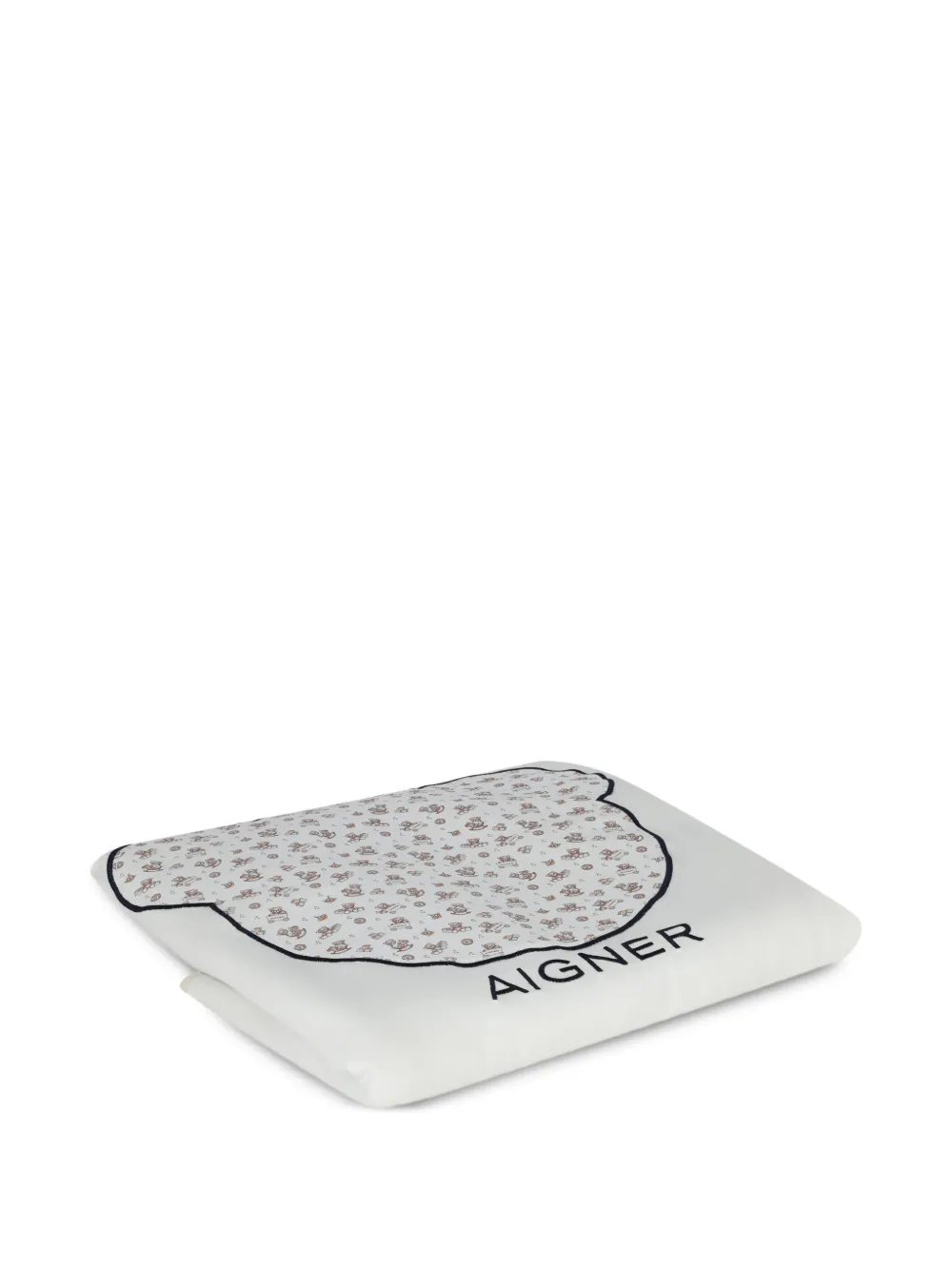 Aigner Kids Deken met print Beige
