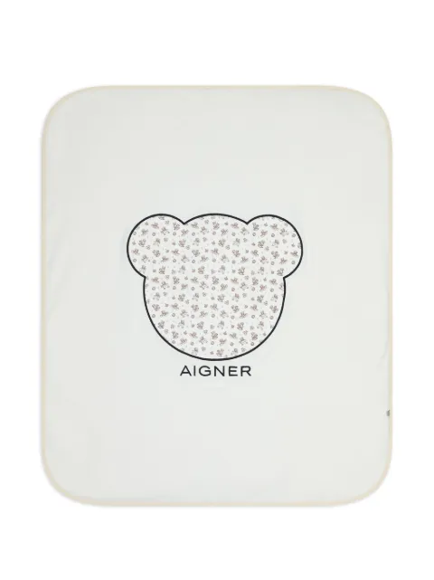 Aigner Kids teddy-print blanket