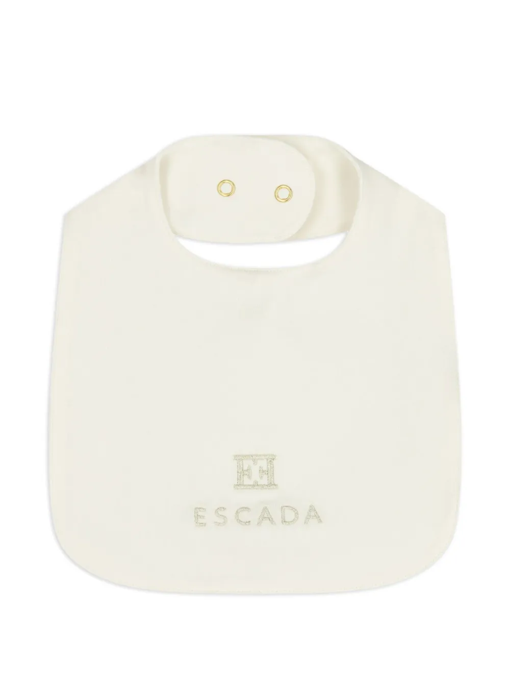 Escada Kids embroidered-logo bib - Nude