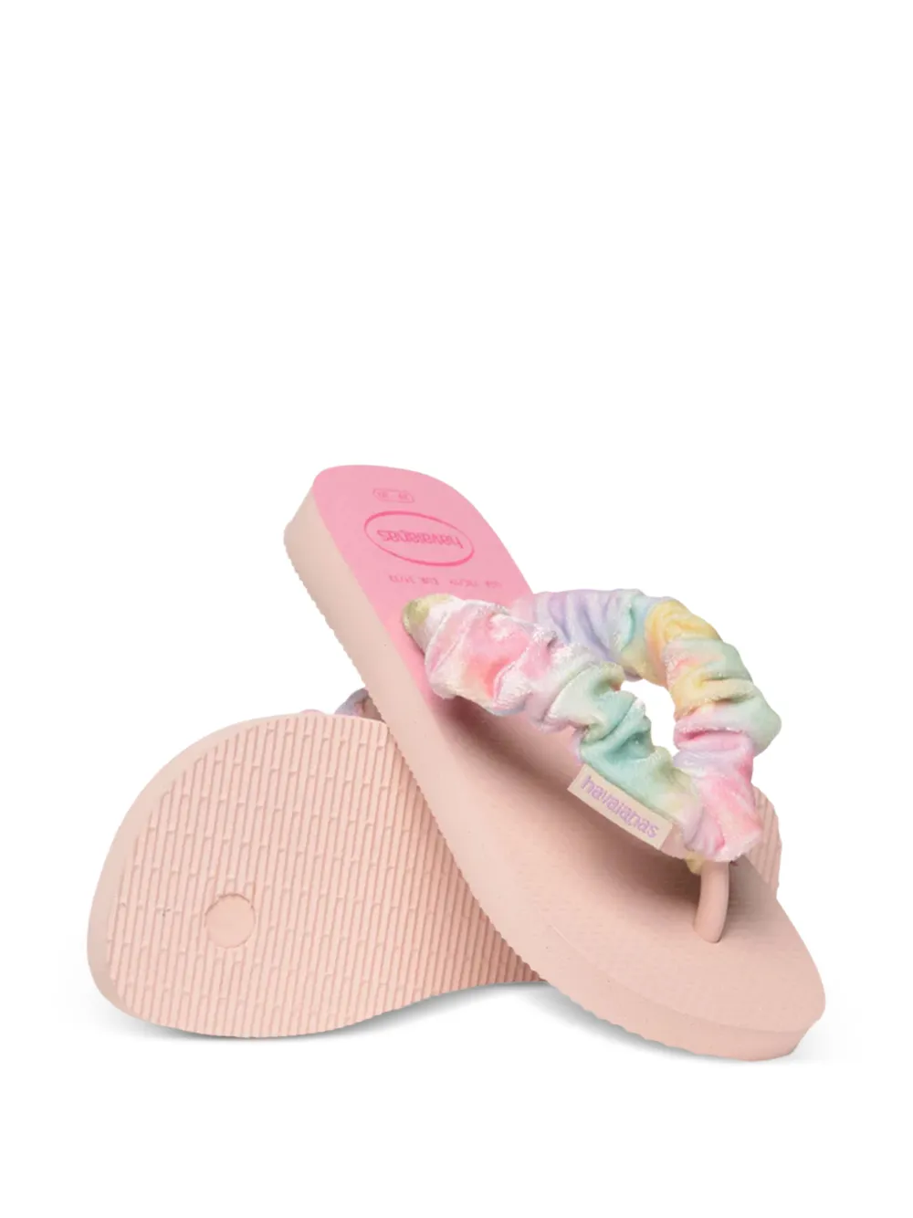 Havaianas Kids Scrunchie teenslippers met bandje Roze