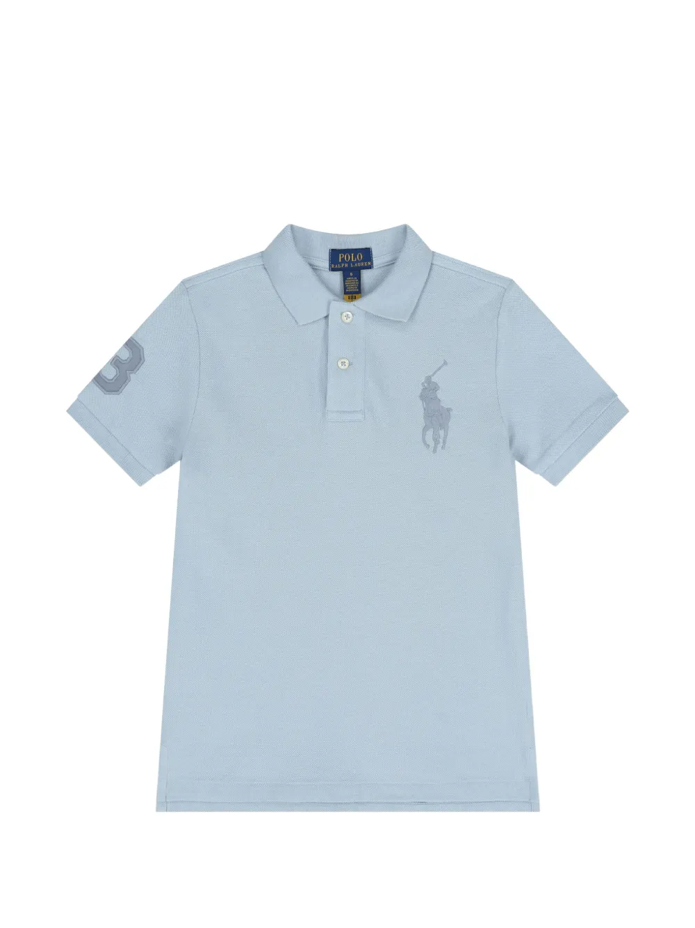 POLO RALPH LAUREN KIDS Polo con logo ricamato - Blu