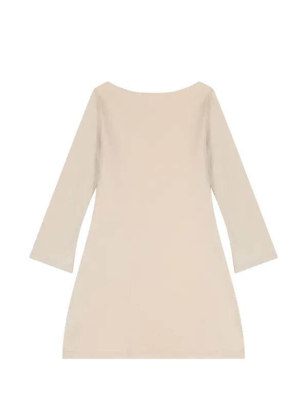 Calvin Klein Kids long-sleeve Logo Dress | Neutrals | FARFETCH GE Calvin Klein Kids long-sleeve Logo Dress | Neutrals | FARFETCH GE