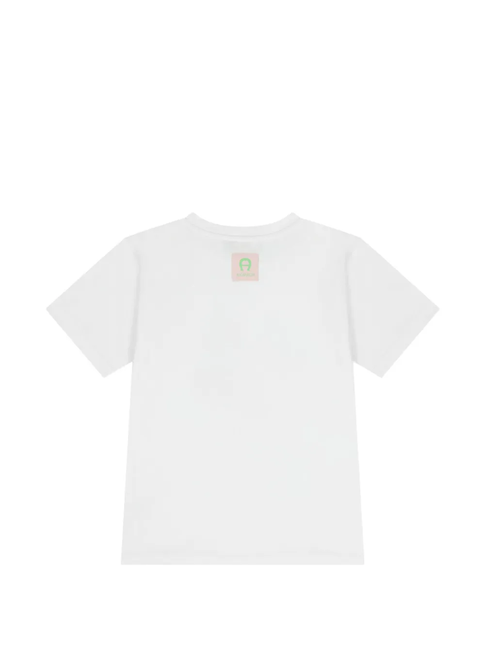Aigner Kids Grafisch T-shirt Wit