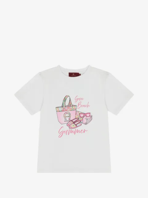 Aigner Kids graphic T-shirt