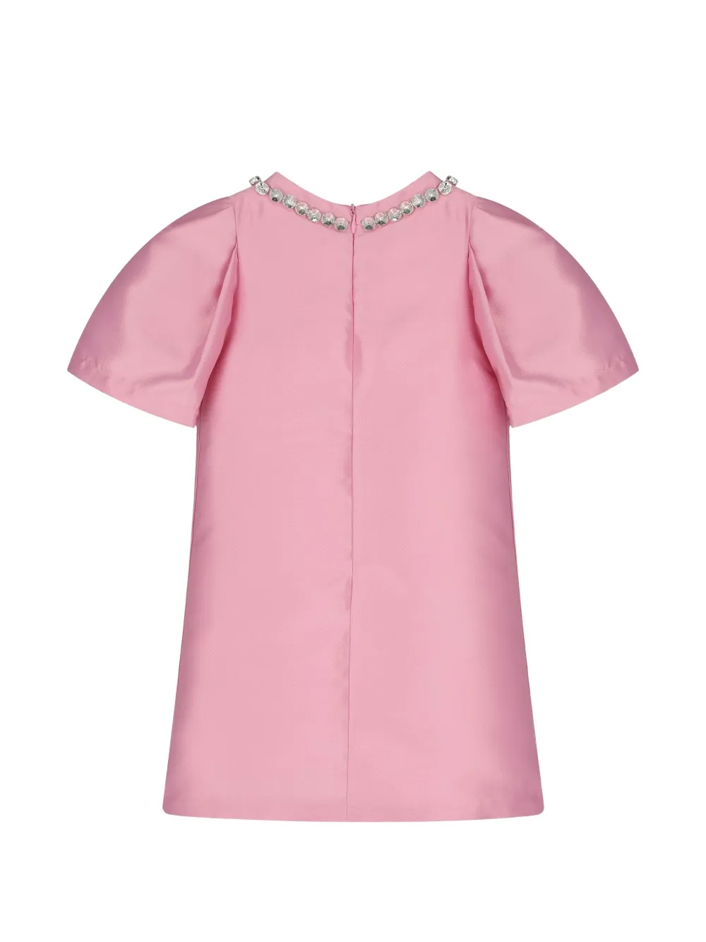 MAMA LUMA KIDS Verfraaide jurk met korte mouwen Roze