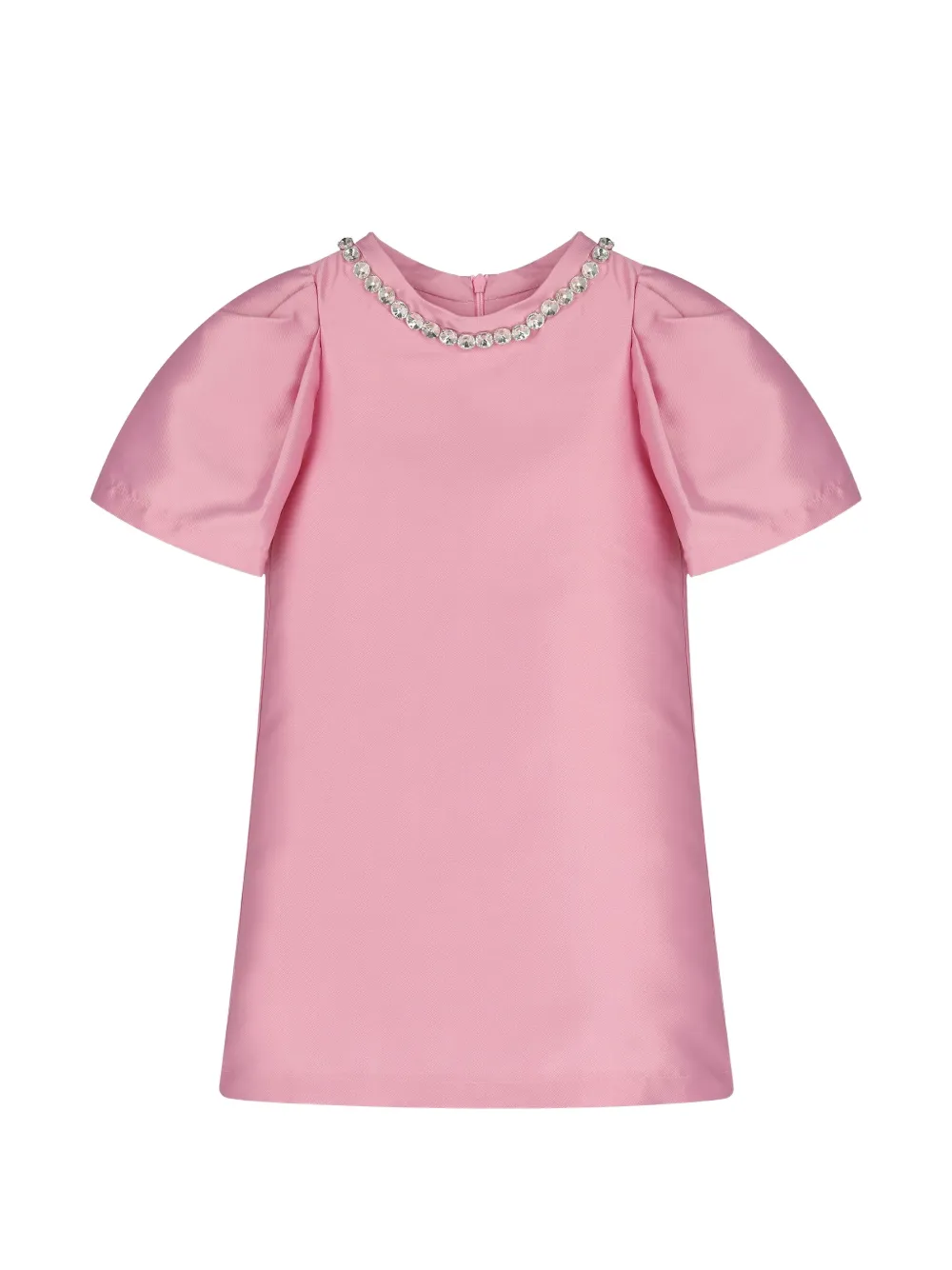 MAMA LUMA KIDS embellished short-sleeve dress - Pink