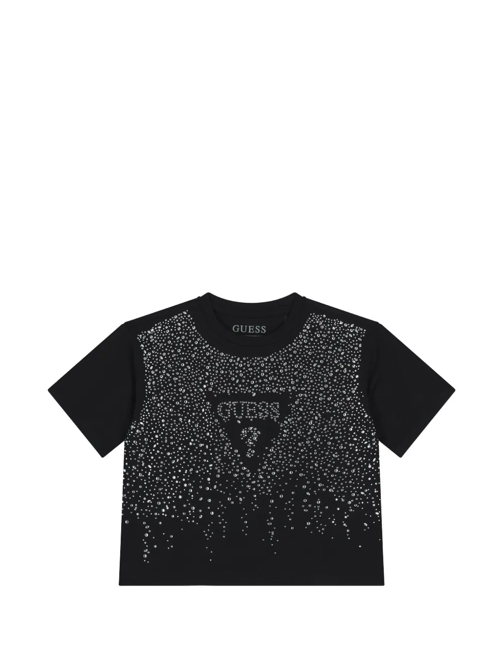 guess kids embellished T-shirt - Nero