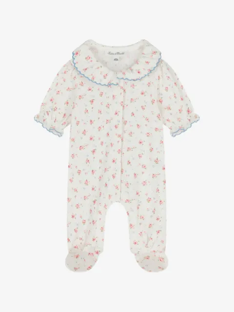 Tartine Et Chocolat ruffled floral pajama
