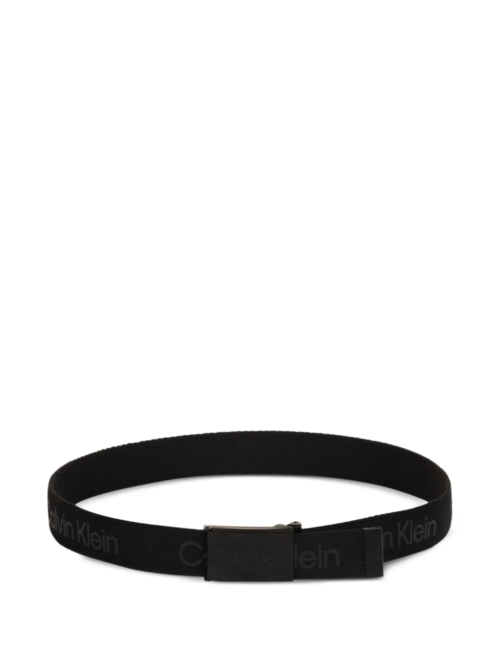 Calvin Klein Kids Cintura con logo - Nero