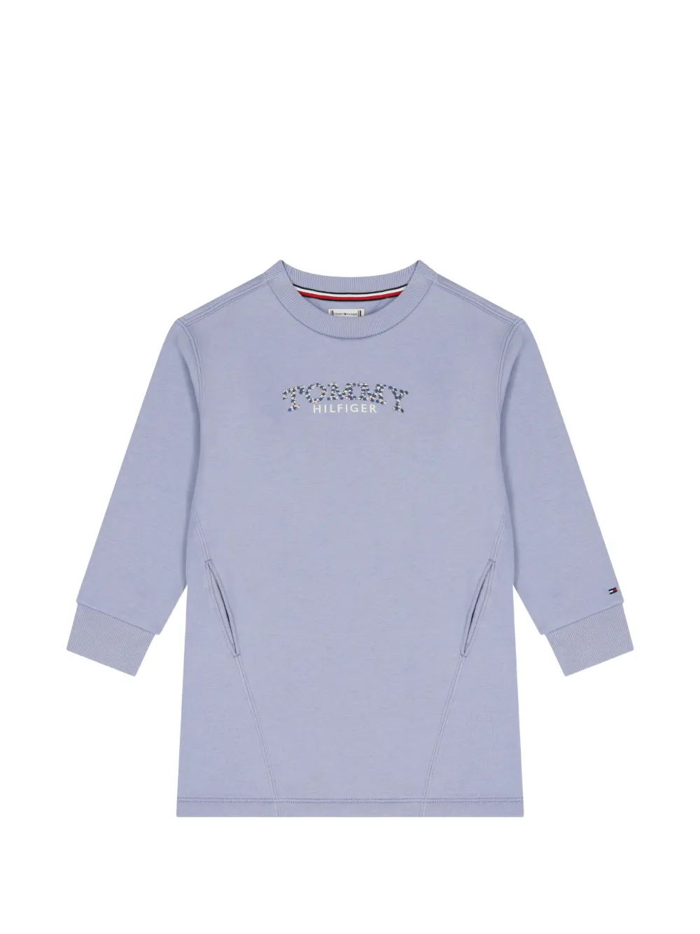 Tommy Hilfiger Junior logo-print dress - Viola