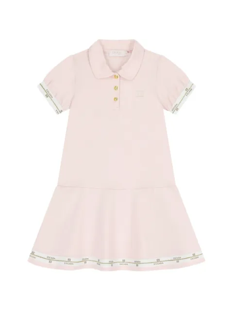 Escada Kids vestido con ribete del logo