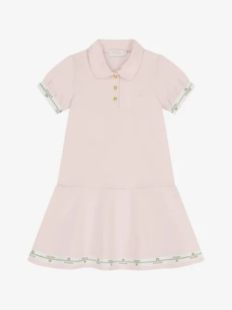 Escada Kids logo-trim dress