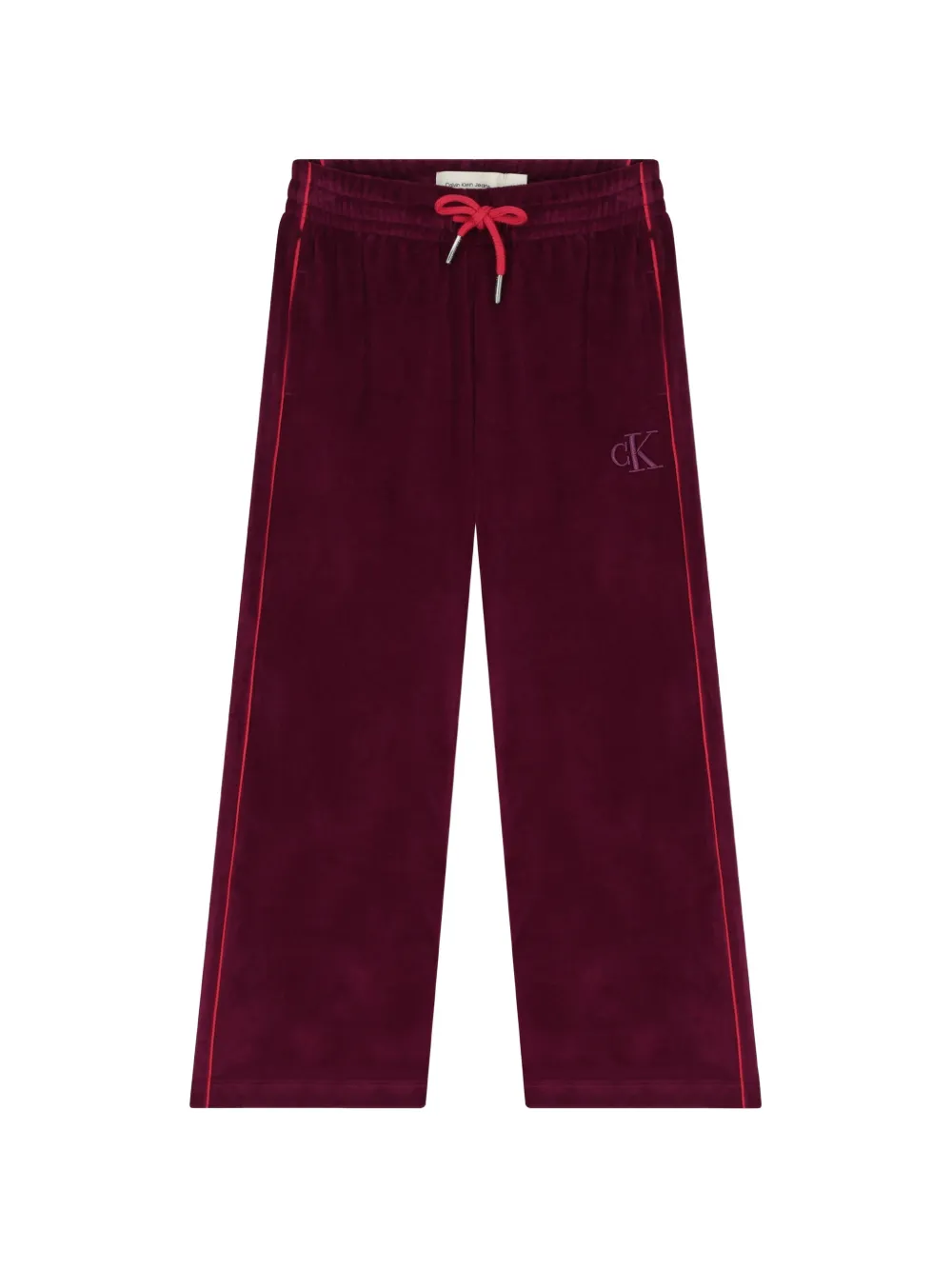 Calvin Klein Kids Pantaloni sportivi con coulisse - Rosso