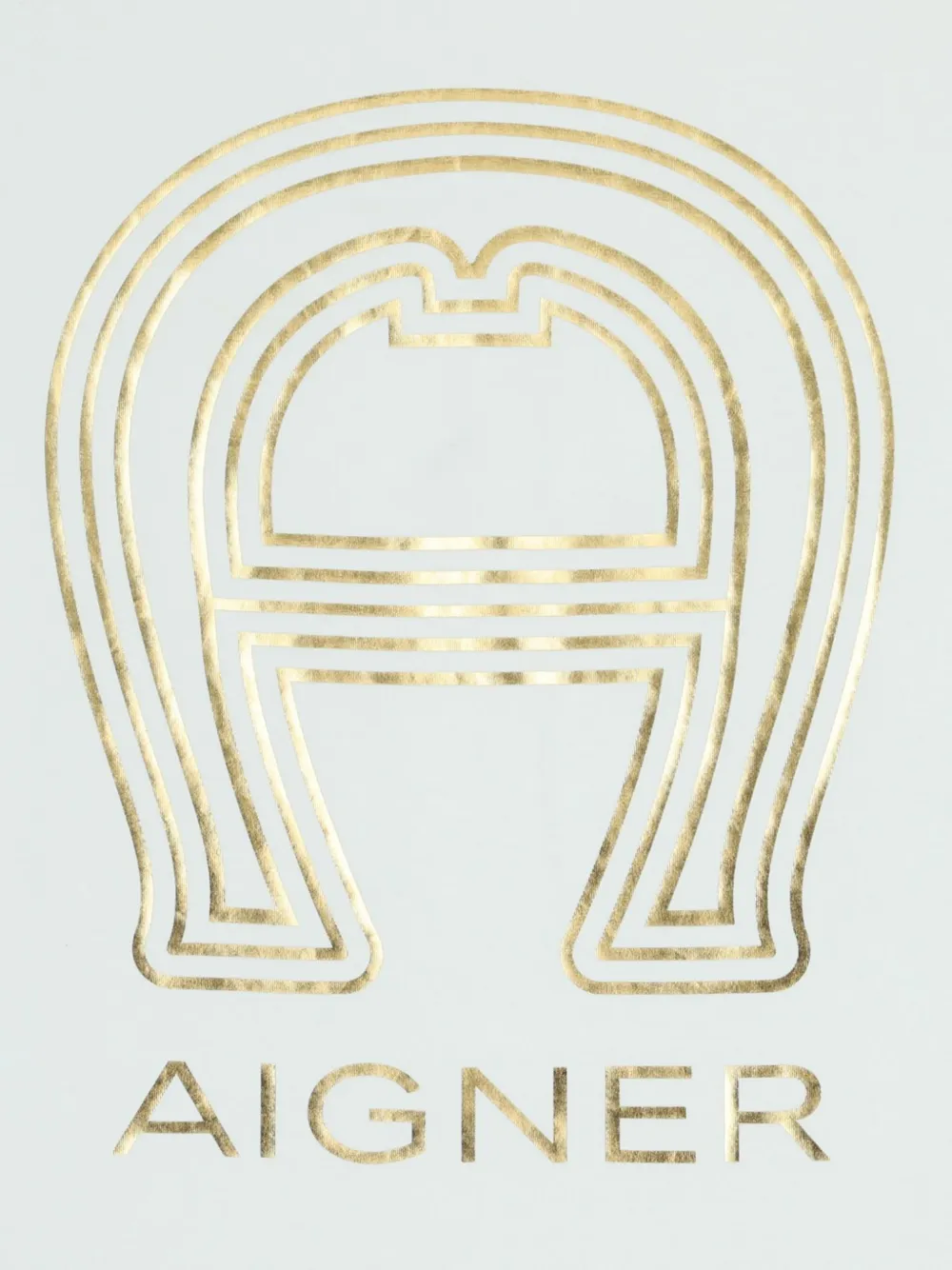 Aigner Kids Deken met logodetail Blauw