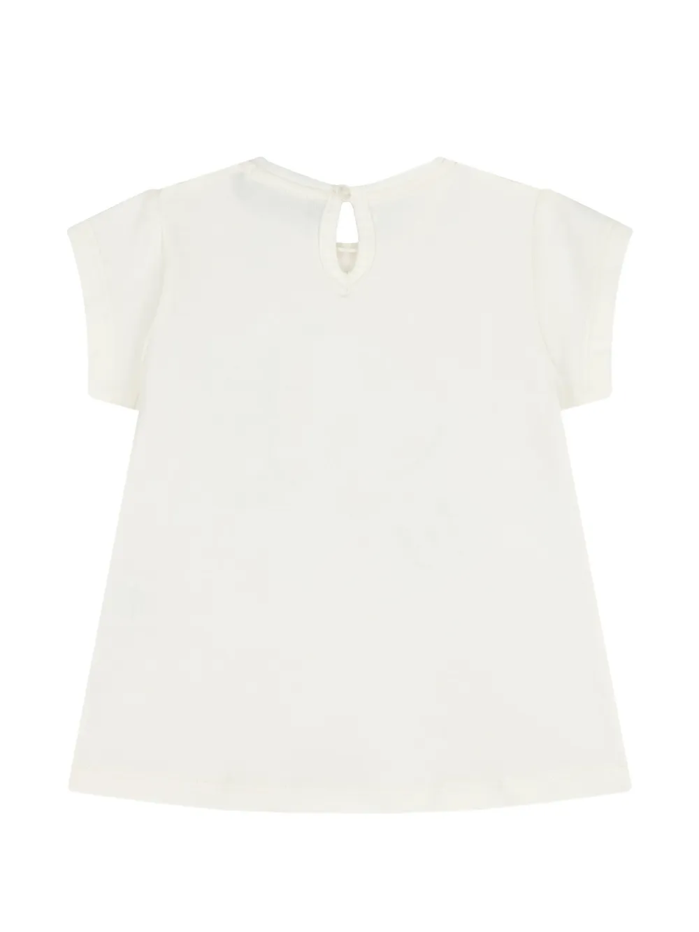 Aigner Kids Shorts met vlinderprint en ruche afwerking Beige