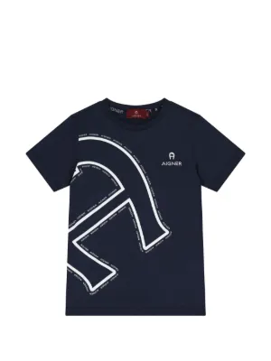 Fendi Kids ロゴ Tシャツ | ブルー | FARFETCH JP
