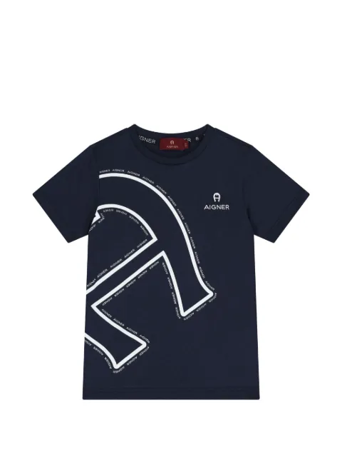 Aigner Kids logo-print T-shirt
