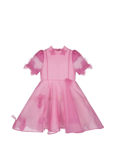 MAMA LUMA KIDS vestido con detalle de flores