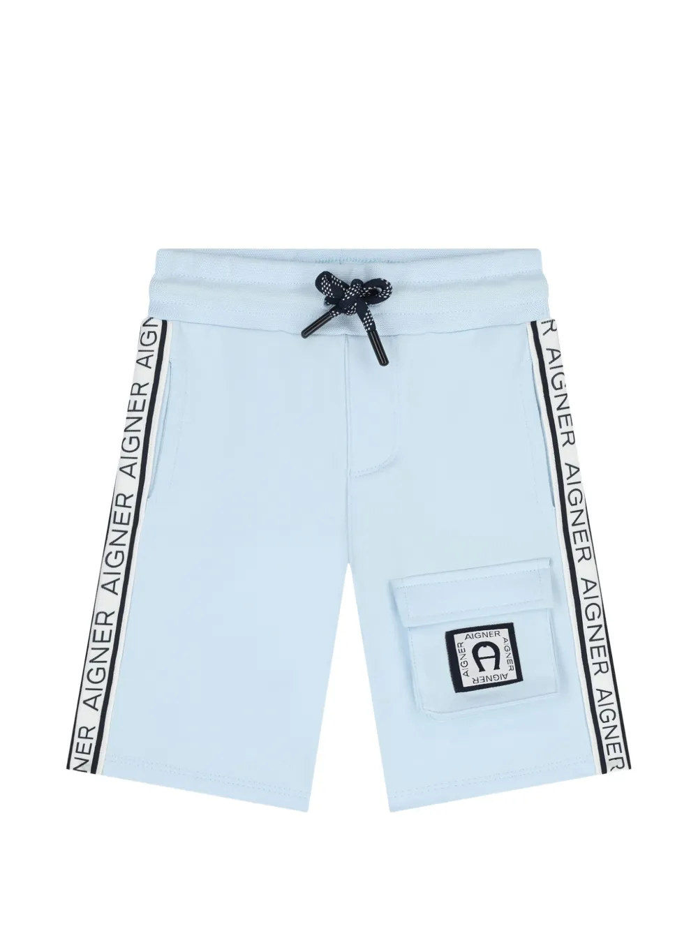 Aigner Kids Broek met logoprint Wit