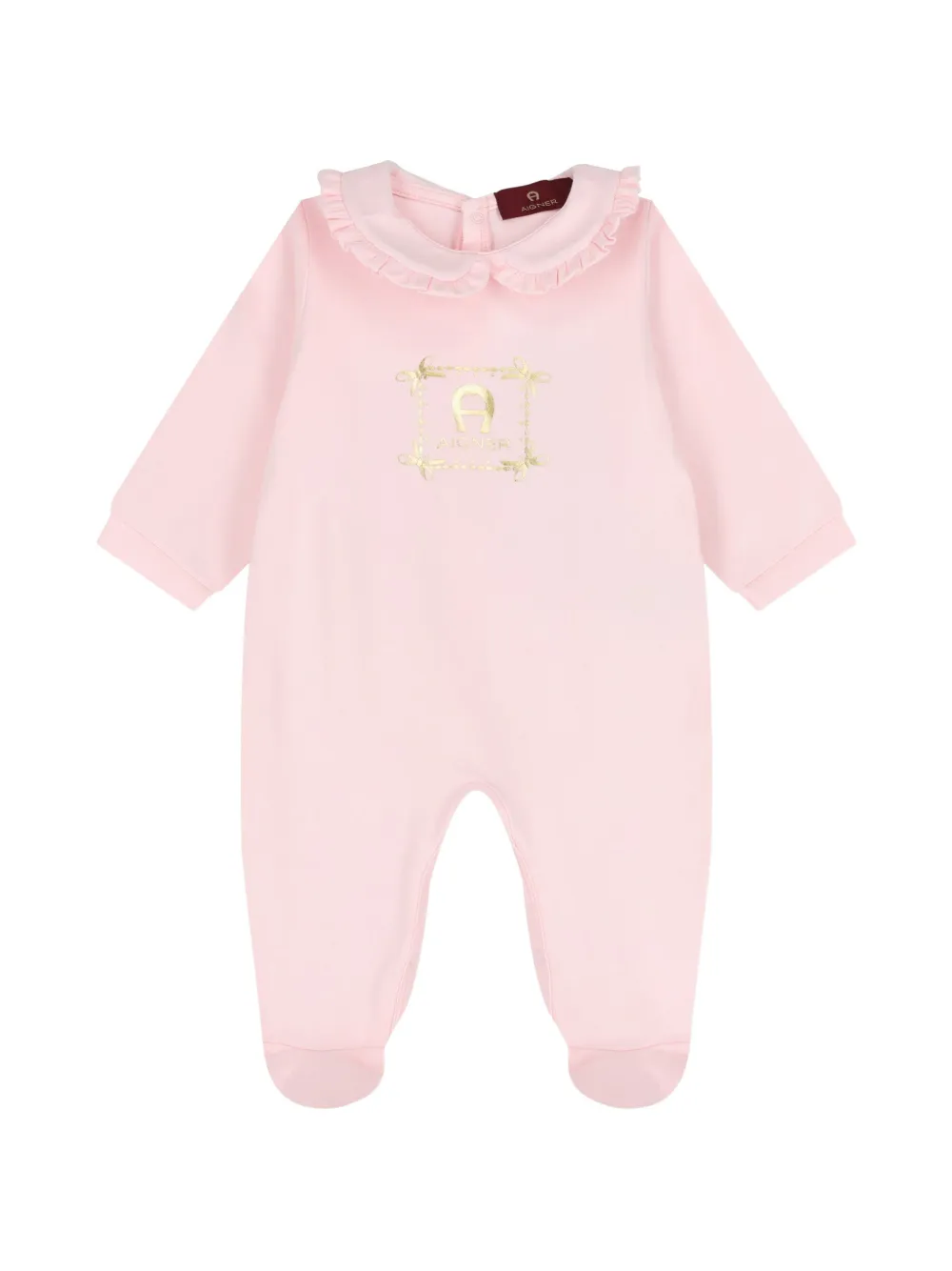 Aigner Kids logo-print pyjama - Rosa