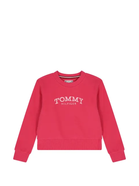 Tommy Hilfiger Junior sudadera con logo estampado