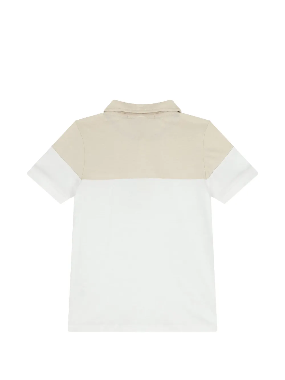 Aigner Kids Poloshirt met logodetail en korte mouwen Wit