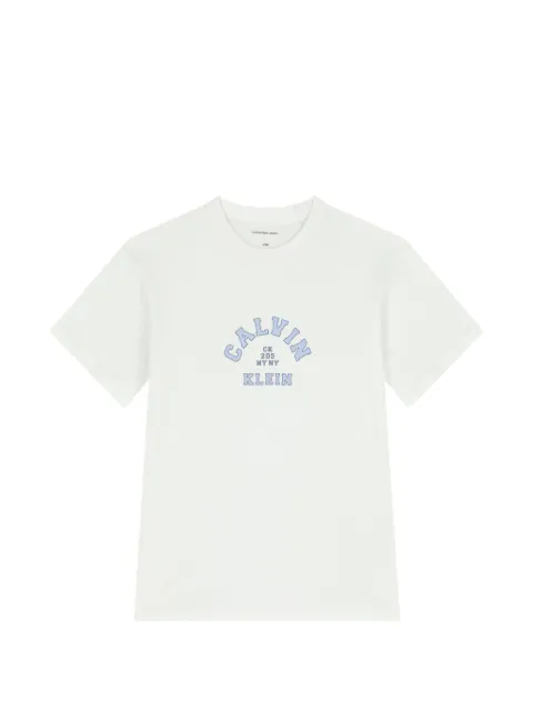 Calvin Klein Kids playera con logo estampado