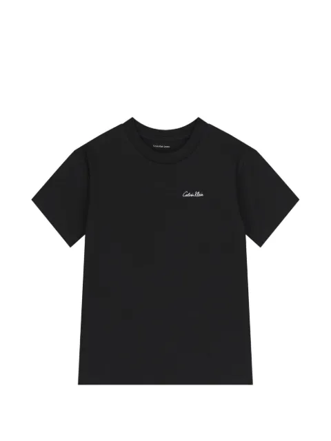 Calvin Klein Kids playera con logo estampado