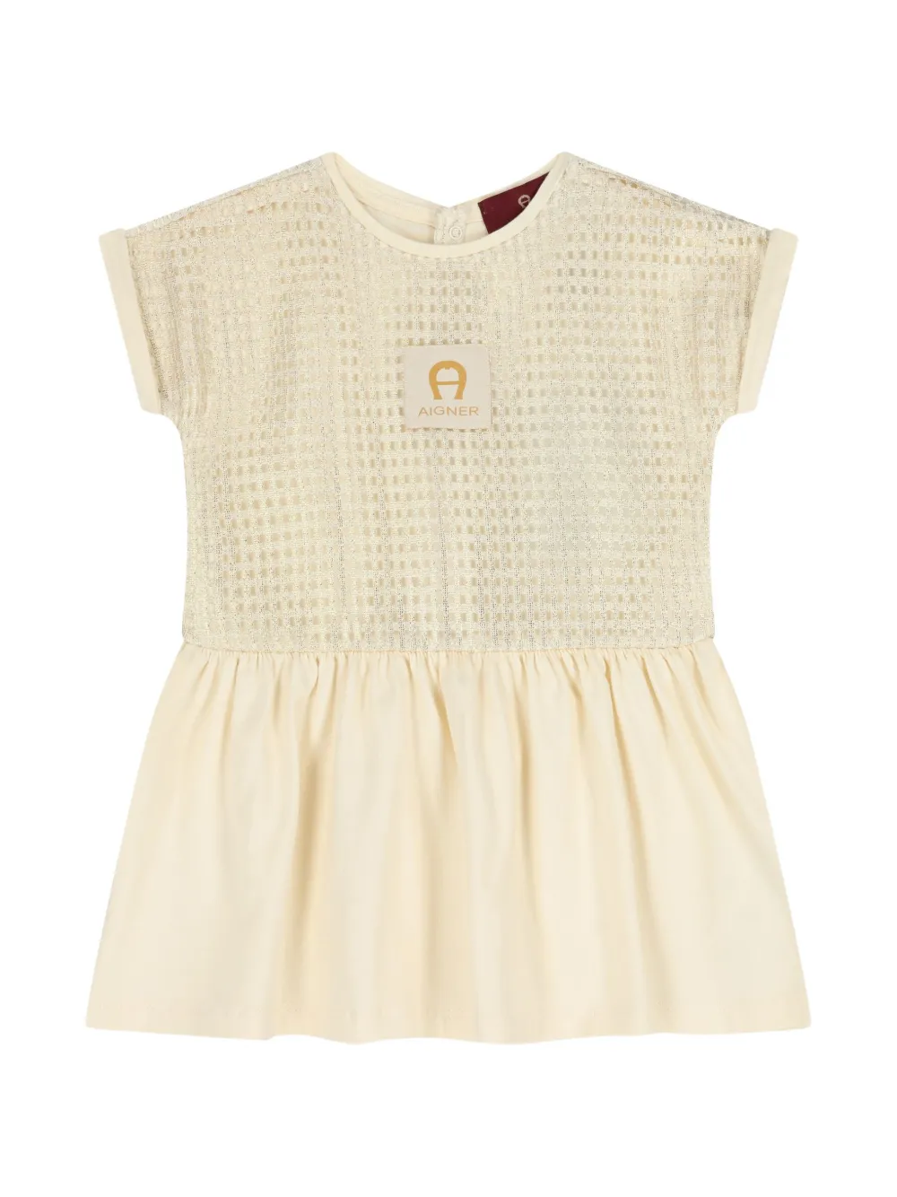 Aigner Kids Abito con punto vita basso - Toni neutri