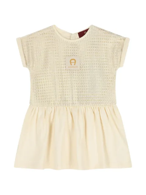 Aigner Kids drop-waist dress