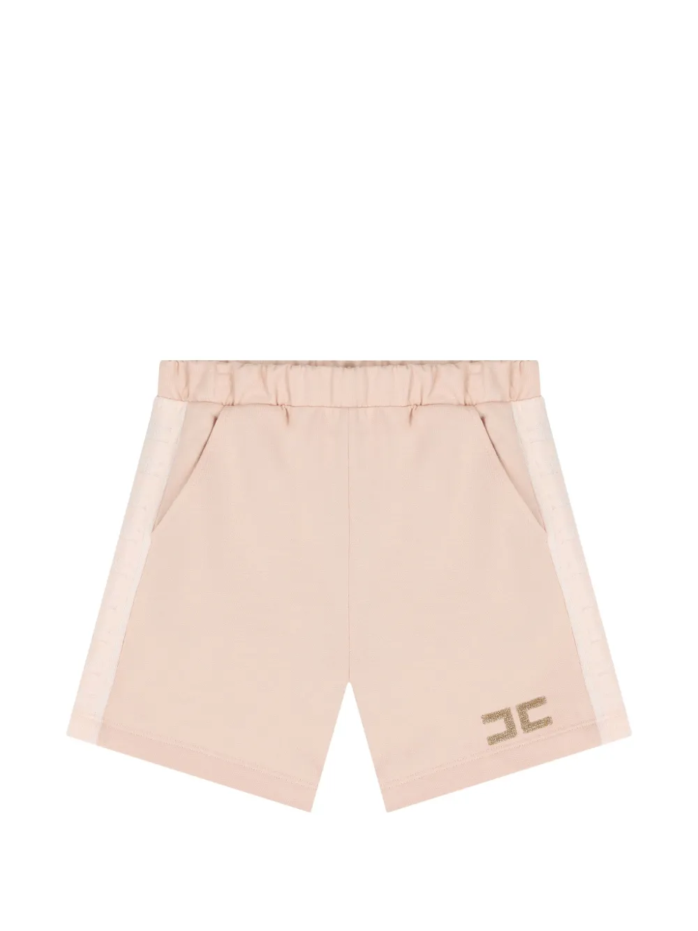 Elisabetta Franchi Kids logo-detail shorts - Pink
