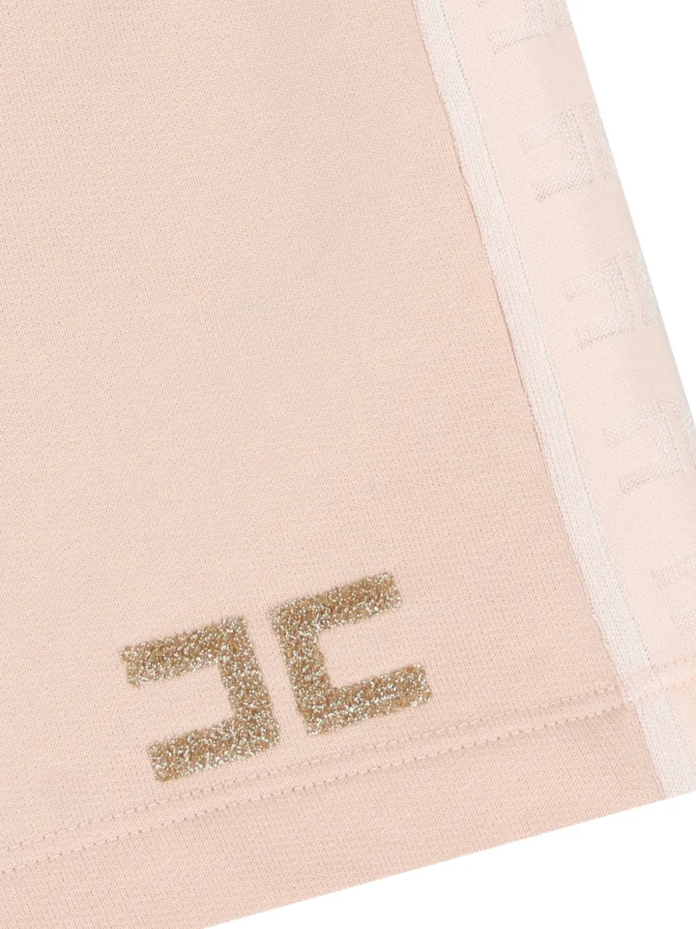 Elisabetta Franchi Kids Shorts met logo Roze