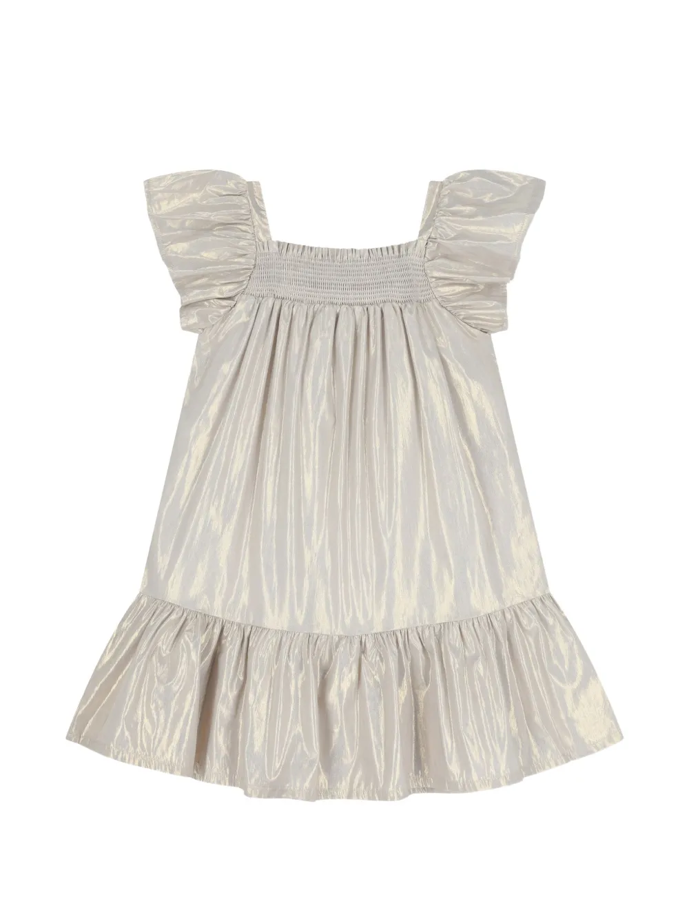 Aigner Kids Jurk met ruches Grijs