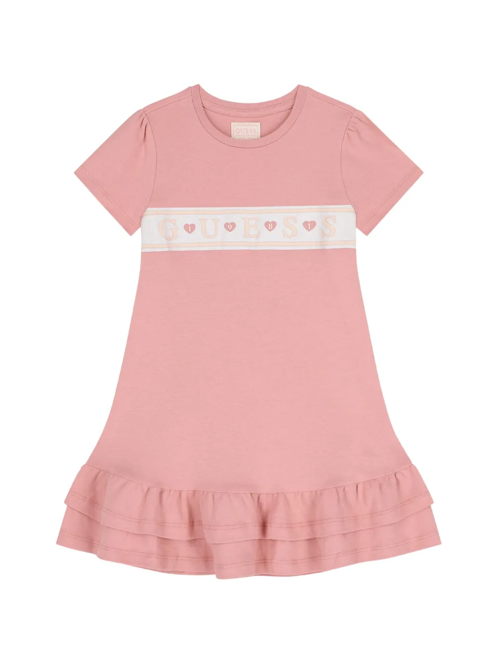 guess kids ruffled shirt dress - Rosa