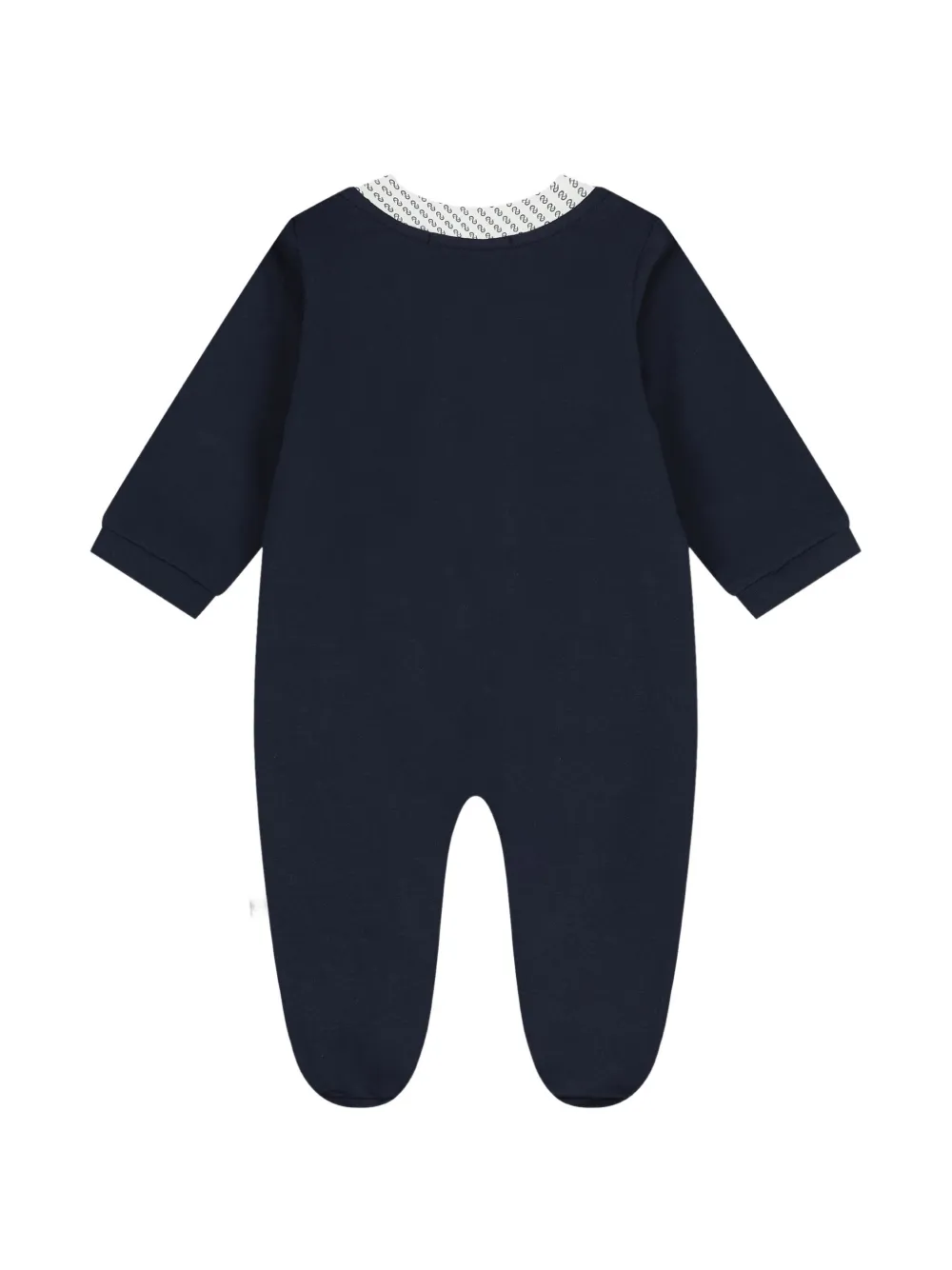  Aigner Kids Pelele Con Logo Estampado - Azul 
