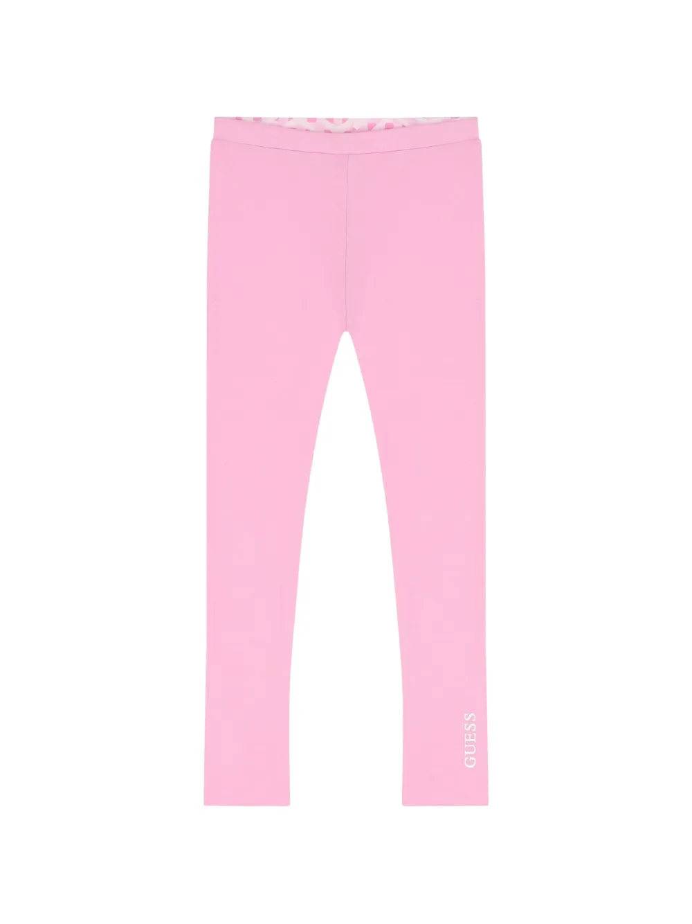 guess kids reversible printed trousers - Rosa