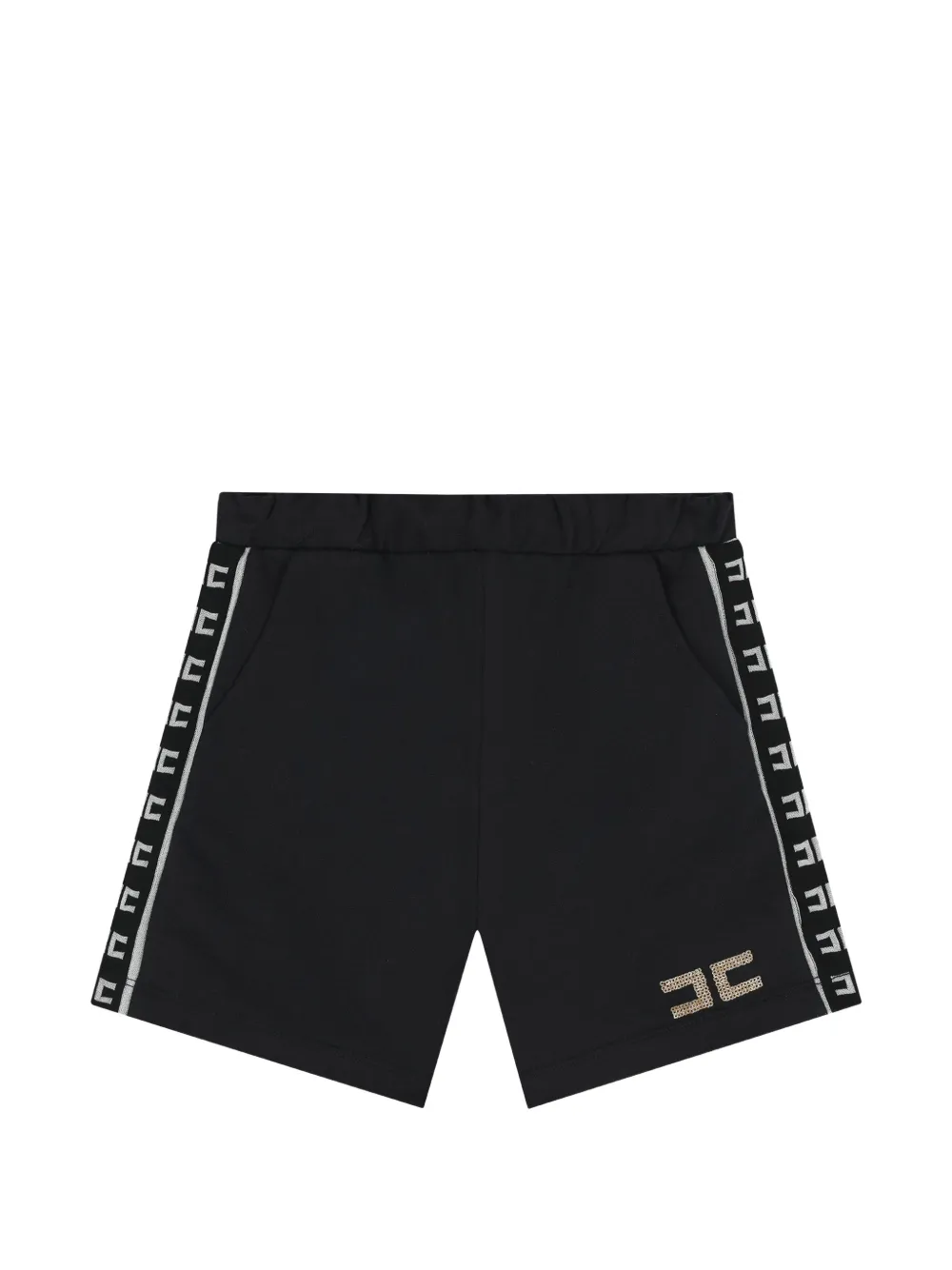 Elisabetta Franchi Kids sequin-embellishment shorts - Black