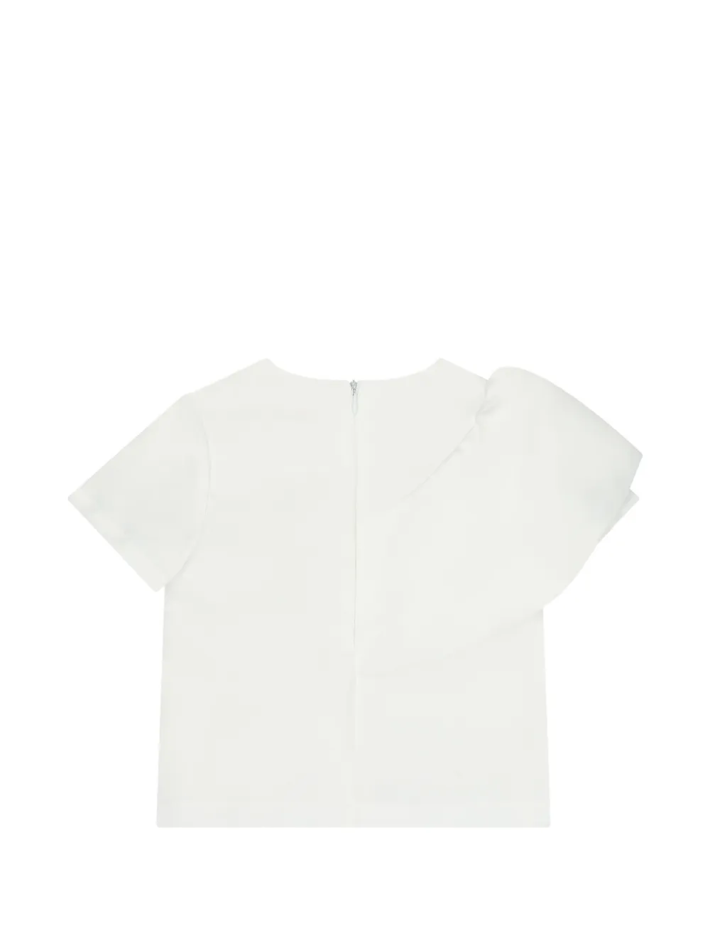MAMA LUMA KIDS Rok met bloemapplicatie Wit